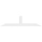 Ekena Millwork Portland Architectural Grade PVC Gable Bracket, 96"W x 24"H x 4"D x 6"F, 6/12 Pitch GBP096X24X0406POR00 - alternate 2